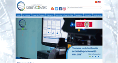 Desktop Screenshot of laboratoriogenomik.com