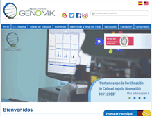 Tablet Screenshot of laboratoriogenomik.com